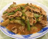 รูปขั้นตอนการทำที่ 7 ของ ผัดพริกแกงหมู
