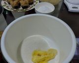 Foto langkah ke 3 dari resep Banana Cheese Cake No Mixer.