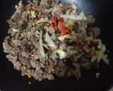 Foto langkah ke 4 dari resep Tumis Daging kambing saos Tiram.