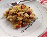 A picture of step 1 of Yam frittata.