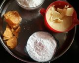 A picture of step 1 of Modak Ladoo.