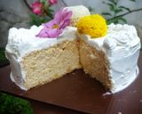 Foto langkah ke 6 dari resep Lemon Sponge Cake 🍋.