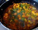 A picture of step 9 of Veg kolapuri.