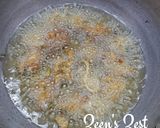 A picture of step 2 of Chugur/ Dried Tender Tamarind Leaves Fritters.
