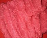 A picture of step 5 of Rasgulla stuffed Strawberry Sandesh.