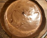 A picture of step 6 of Millionaire shortbread.