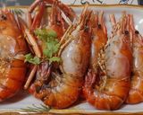 Hình bước làm 2 của món Tôm càng xanh nướng muối ớt