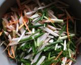 Hình bước làm 1 của món Kim chi kiểu Hàn