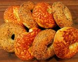 A picture of step 4 of Mike's Creamy Seafood Spread On Bagels & Crostinis.
