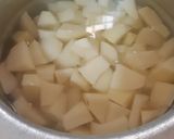 A picture of step 2 of Potatoes manchurian.