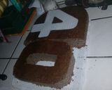 Foto del paso 3 de la receta: Torta de números de chocolate