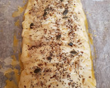 Foto del paso 7 de la receta: Hojaldre con queso de cabra, membrillo, jamón y semillas