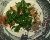 A picture of step 2 of Sujii uttpam sandwich.