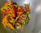 A picture of step 3 of Chawo Chawo Bhath.