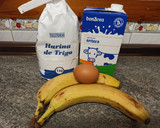 Foto del paso 1 de la receta: Crepes de plátano