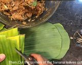 รูปขั้นตอนการทำที่ 5 ของ ห่อหมกหัวปลีเนื้อไก่บด Banana Flower Recipe