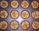 Túrós-barackos muffin csokidarabokkal recept fázis 4 fotója