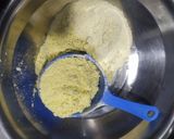 A picture of step 1 of Mix flour methi handvo.