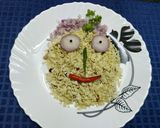 A picture of step 1 of Kurkure Poha Chivda.