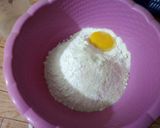 Foto langkah ke 1 dari resep Korean cheese bread versi ekonomis dengan metode autolysis.