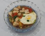 Foto langkah ke 5 dari resep Telor ceplok tahu kuah kecap.