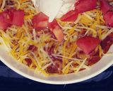 A picture of step 9 of Borachos "Drunken Beans".