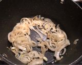 A picture of step 4 of King Prawn, asparagus, and porcini mushroom risotto.