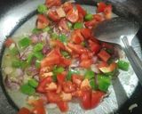 A picture of step 3 of Masala Fried rice.