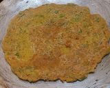 A picture of step 3 of Cucumber chila.