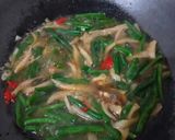 Foto langkah ke 3 dari resep Oseng Tahu Tempe Jamur Tiram Kacang Panjang.
