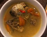 Foto langkah ke 5 dari resep Pindang tulang dan kepala ikan / palumara.