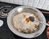 A picture of step 3 of Doodhi Muthiya.