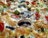 عکس مرحله 9 از دستور پیتزای مرغ و قارچ