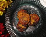 A picture of step 4 of Sweet Potato Tikki Chaat.