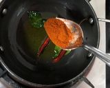 A picture of step 12 of Mewadi Dal.