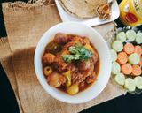 राजस्थानी प्याज़ आलू की सब्जी (rajasthani pyaz aloo ki sabzi recipe in Hindi) रेसिपी चरण 8 फोटो