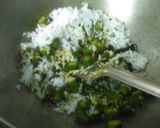 A picture of step 6 of Coconut  okra.
