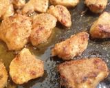 Une image de l'étape 6 de Nuggets de poulet au four.