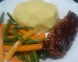 A picture of step 7 of Meatloaf and mashed potatoes.