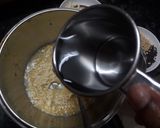 A picture of step 1 of Bombay chutney onion besan chutney.