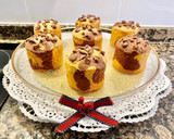 Foto del paso 11 de la receta: Pastelitos marmolados con crema de chocolate
