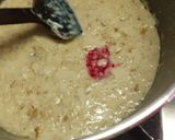 A picture of step 5 of Gulkand Phirni.