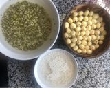 Hình bước làm 1 của món Cháo Tim Đậu Xanh Hạt Sen (Nấu Bằng Nước Luộc Chân Gà)