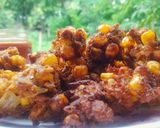 कुरकुरीत मक्याची भजी (Crispy corn pakoda recipe in marathi) रेसिपी स्टेप 5 फोटो 