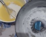 Φωτογραφία βήματος 6 της συνταγής Νηστίσιμο κέικ με χυμό πορτοκάλι 🍊