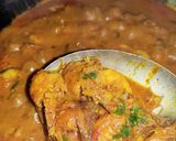 A picture of step 8 of Prawn curry.