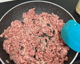Hình bước làm 1 của món Khoai tây xào Bò băm