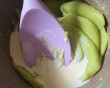 Foto langkah ke 5 dari resep Matcha Cheese Chocolate Pudding.