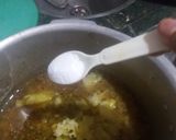 A picture of step 3 of Ragda patties.
