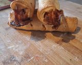 Une image de l'étape 2 de Feuilleté Saucisse mozzarella.